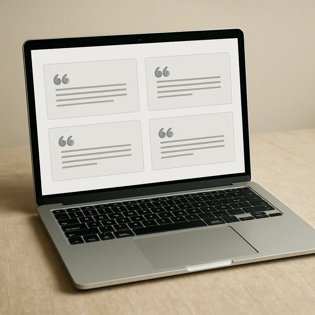 Testimonials Page Addition